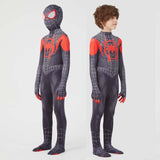 Miles Morales Costume for Kids – Black Spider - Man Costume with Mask and Jacket