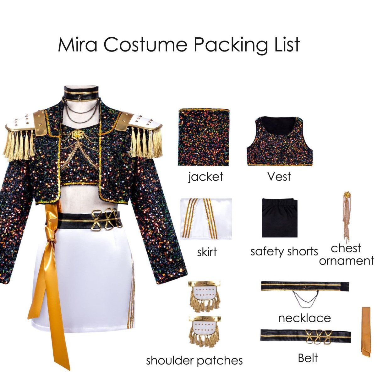 Mira Black Costume. Realistic Edition