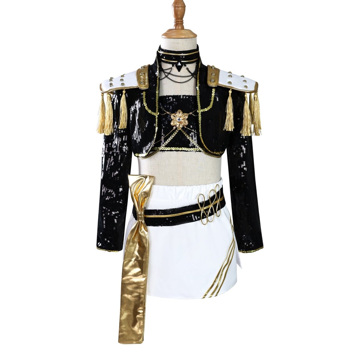 Mira Costume. Kpop Demon Hunters Golden Stage Black Outfit. Realistic Edition