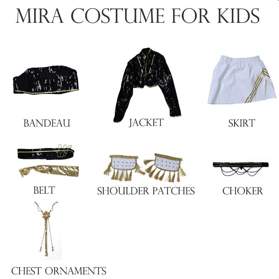 Mira Costume. Kpop Demon Hunters Golden Stage Black Outfit. Realistic Edition