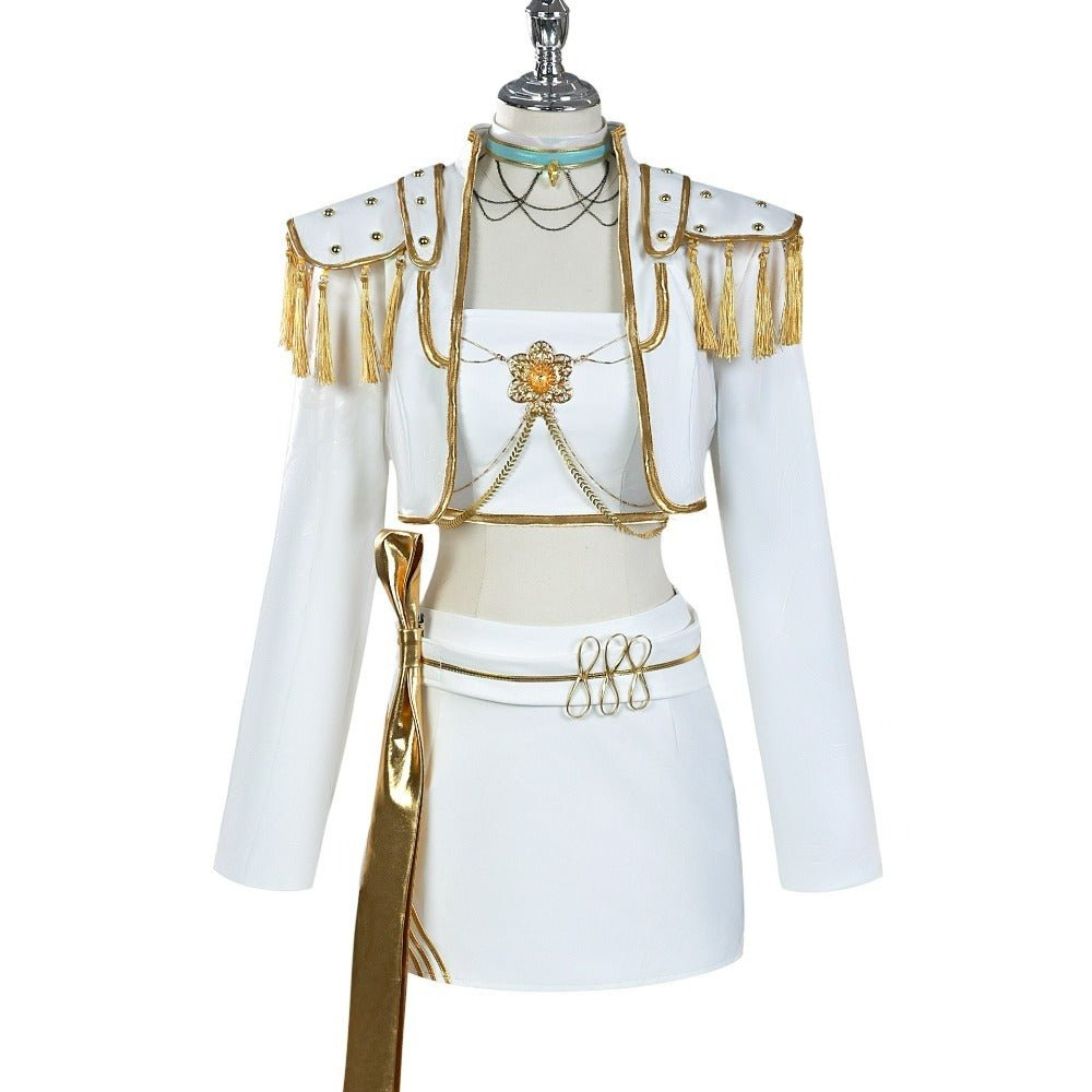 Mira Costume. Kpop Demon Hunters Golden Stage Outfit. Realistic White Edition