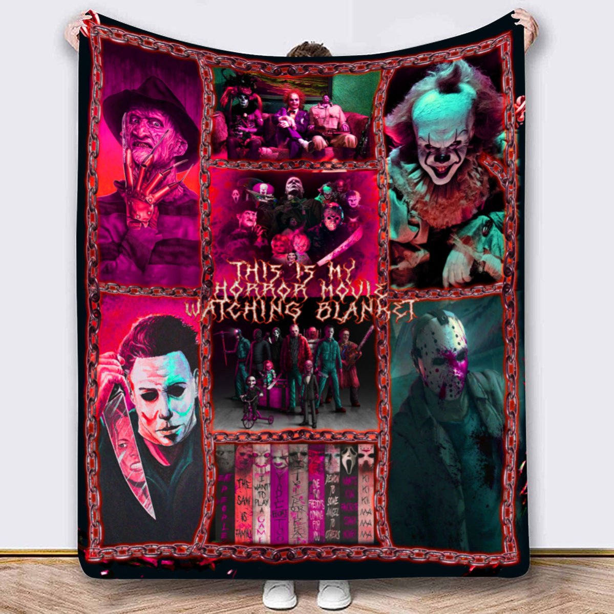 My Horror Movie Watching Blanket