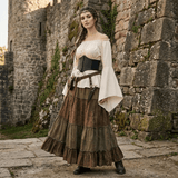 Off Shoulder Medieval Shirt, Pirate Blouse for Women
