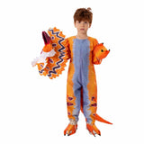 Orange Dilophosaurus Costume for Kids