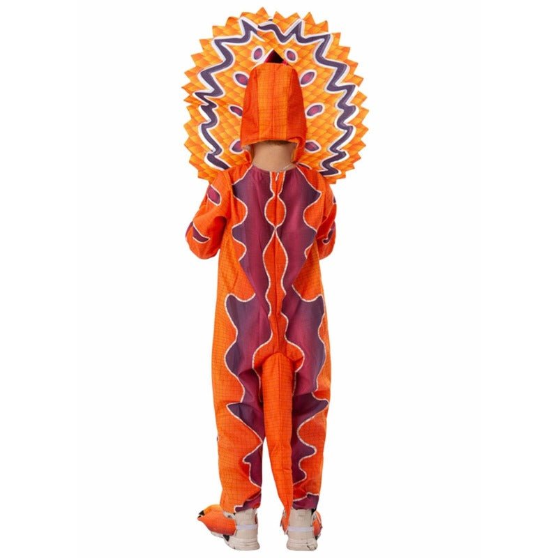 Orange Dilophosaurus Costume for Kids