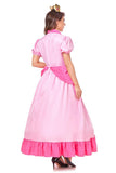 Princess Peach Dress Costume for Adult