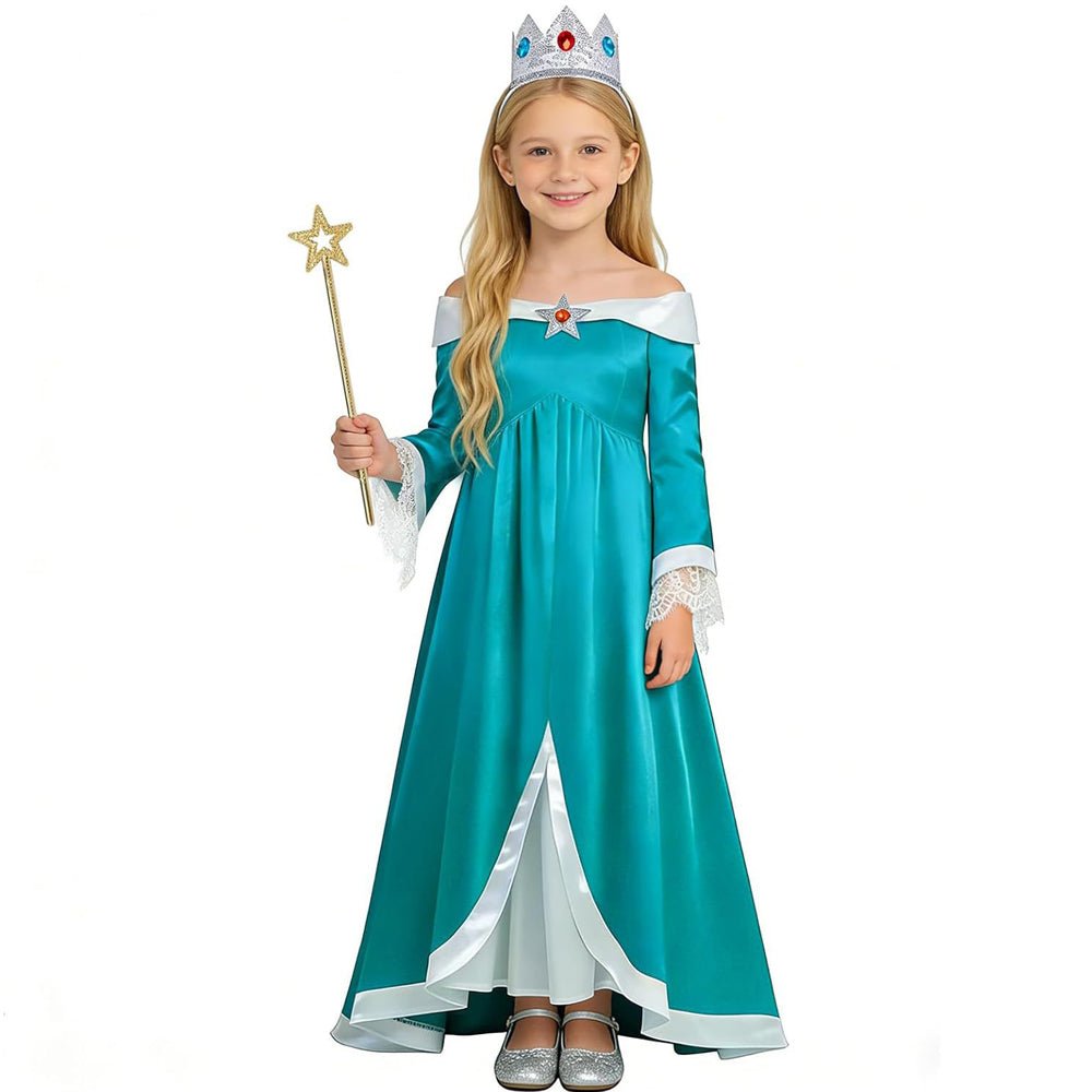 Princess Rosalina Dress Costume for Kids