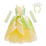 Princess Tiana Dress Costume for Girls