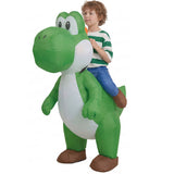 Riding Yoshi Inflatable Costume for Kids and Adults