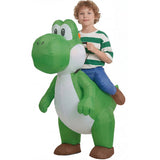 Riding Yoshi Inflatable Costume for Kids and Adults