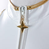 Rumi Costume. Kpop Demon Hunters Golden Stage Outfit. Realistic White Edition