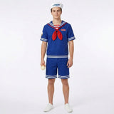 Steve Scoops Ahoy Costume For Adults. Stranger Things Halloween Costume