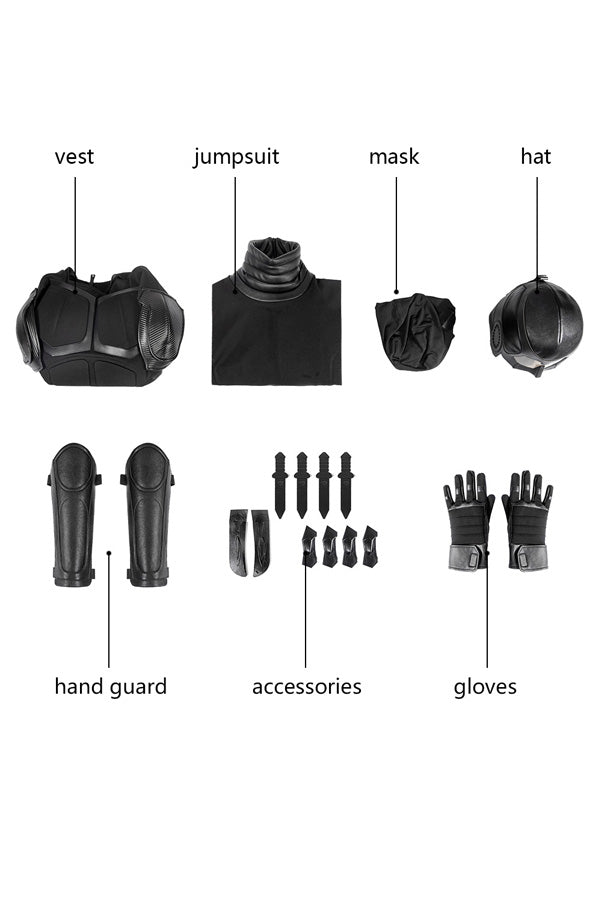 The Boys Season 2 Black Noir Cosplay Suit Costume