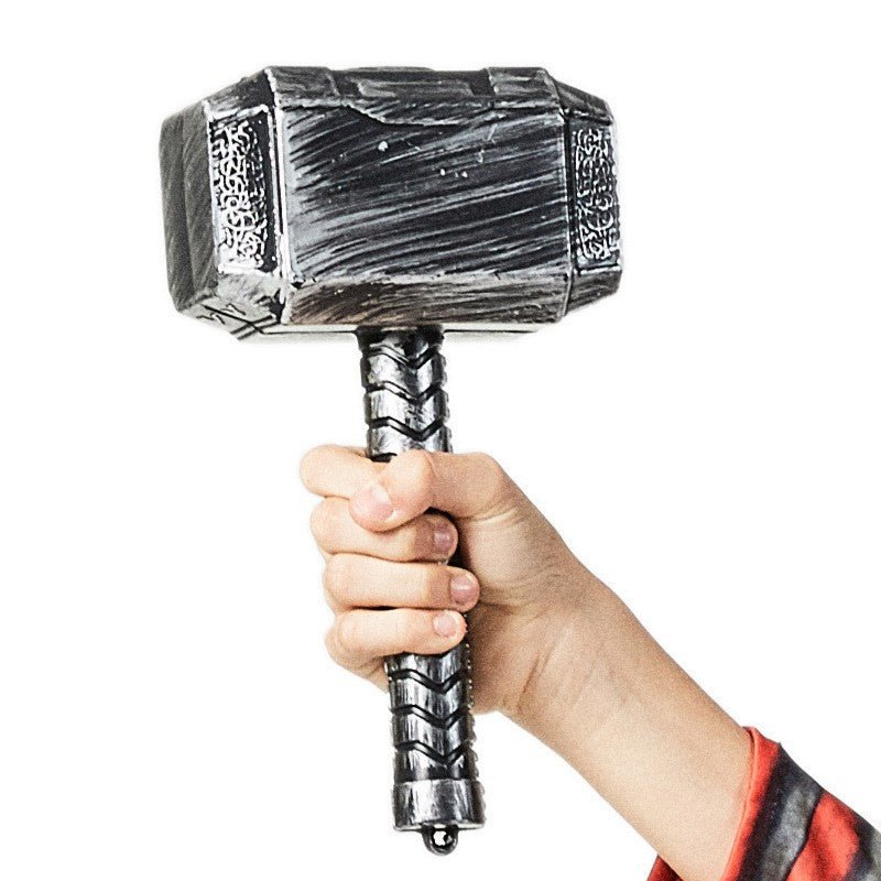 Thor Costume for Kids, Bodysuit, Mask and Hammer