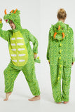 Triceratops Onesie Costume For Men Women Kids - Green