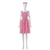 Vickie Candy Striper Nurse Uniform for Adults
