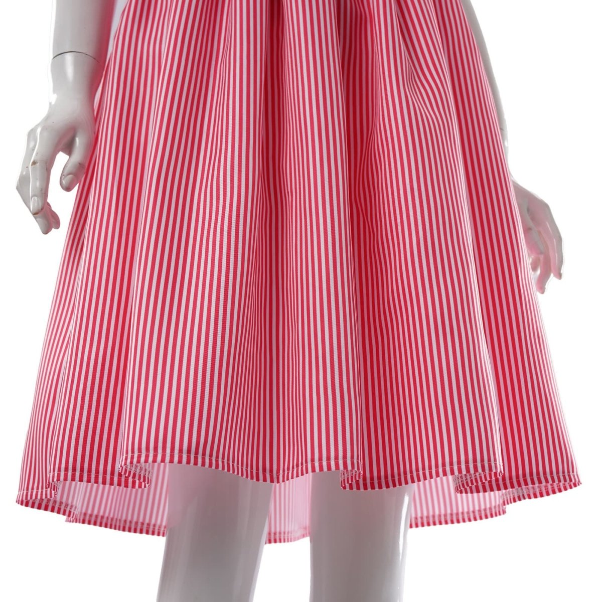 Vickie Candy Striper Nurse Uniform for Adults