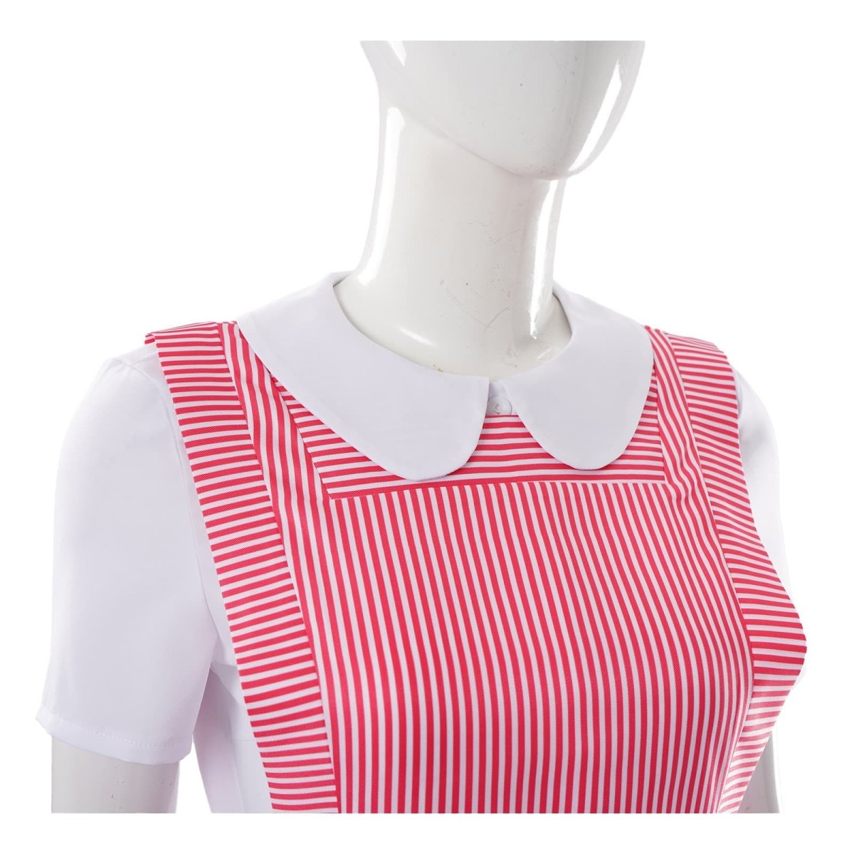 Vickie Candy Striper Nurse Uniform for Adults