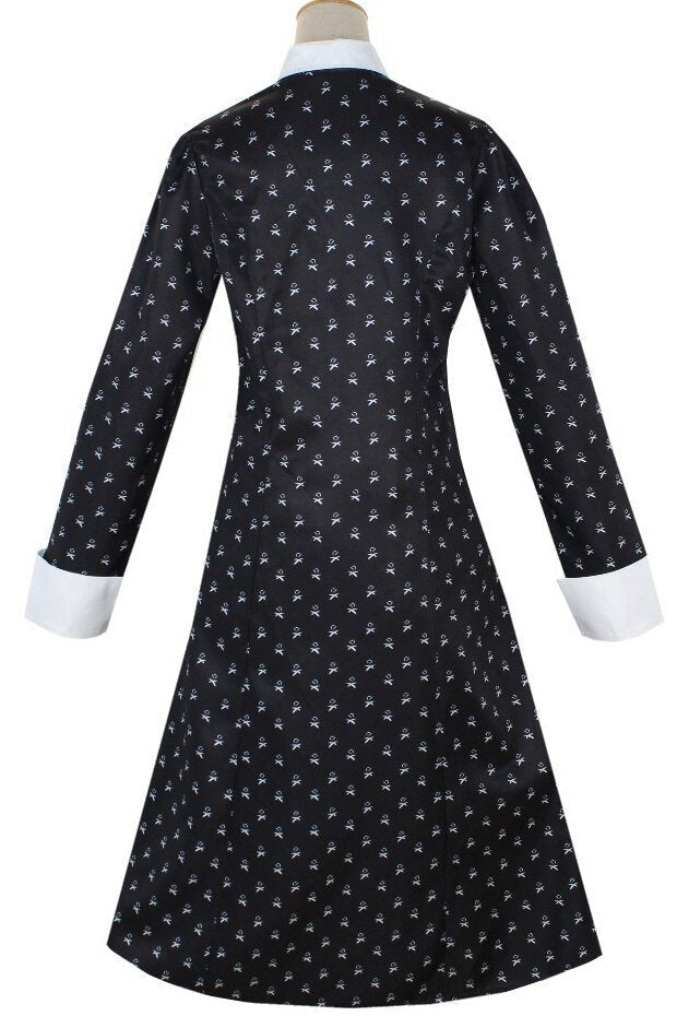 Wednesday Costume for Adults, The Addams Family Costume for Halloween