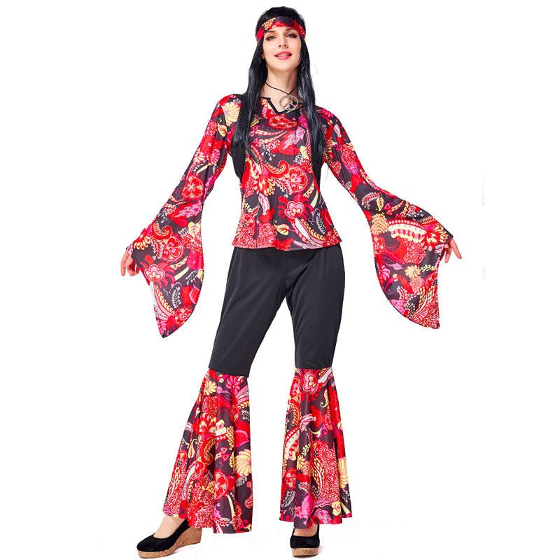 Womens 70s Hippie Costumes Boho Outfit