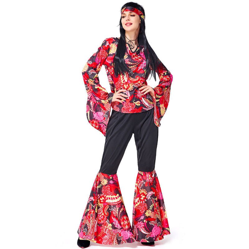 Womens 70s Hippie Costumes Boho Outfit