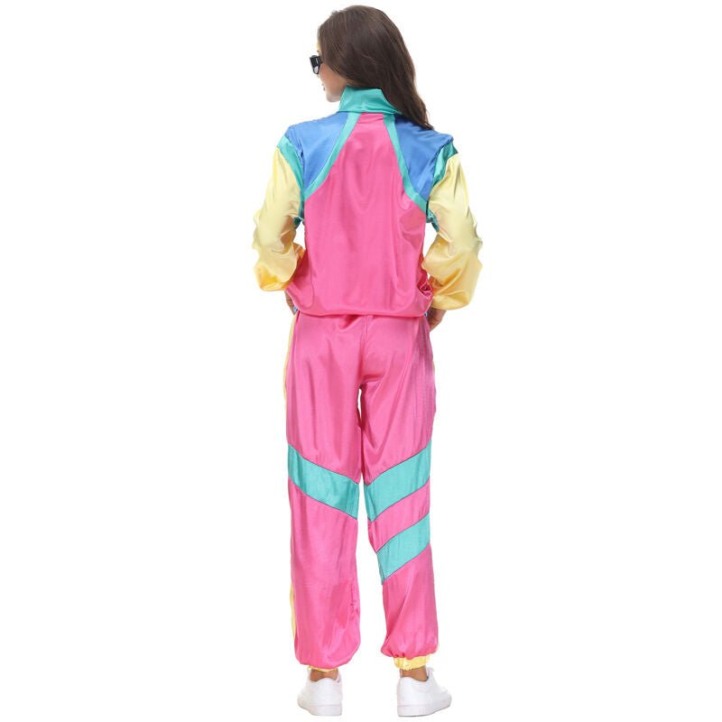 Womens 80s Tracksuit Costume CB80 - 1
