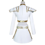 Zoey Costume. Kpop Demon Hunters Golden Stage Outfit. Realistic White Edition
