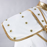 Zoey Costume. Kpop Demon Hunters Golden Stage Outfit. Realistic White Edition