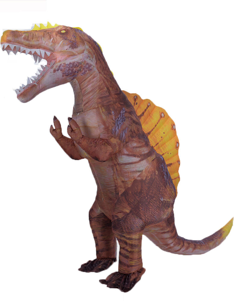 Adult Inflatable Brown Spinosaurus Costume – Hallowitch Costumes