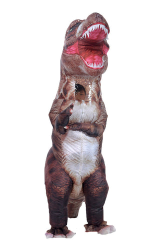 Adult Inflatable Brown Tyrannosaurus Costume