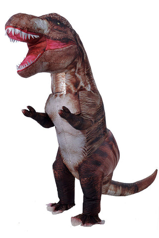 Adult Inflatable Brown Tyrannosaurus Costume
