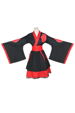 Akatsuki Kimono Cosplay Costume For Women
