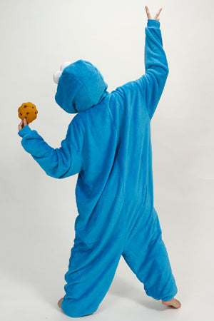 Cookie Monster & Elmo Onesie Kigurumi Costume For Adults and Teenagers
