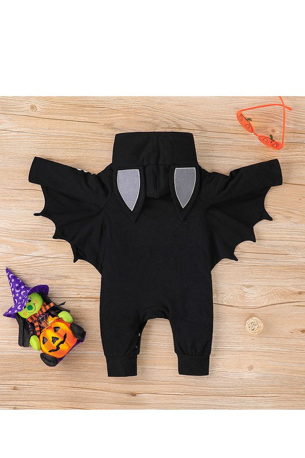 Bat Halloween Costume for Babies with Skeleton