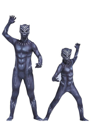 Black Panther Costume For Adult And Kids