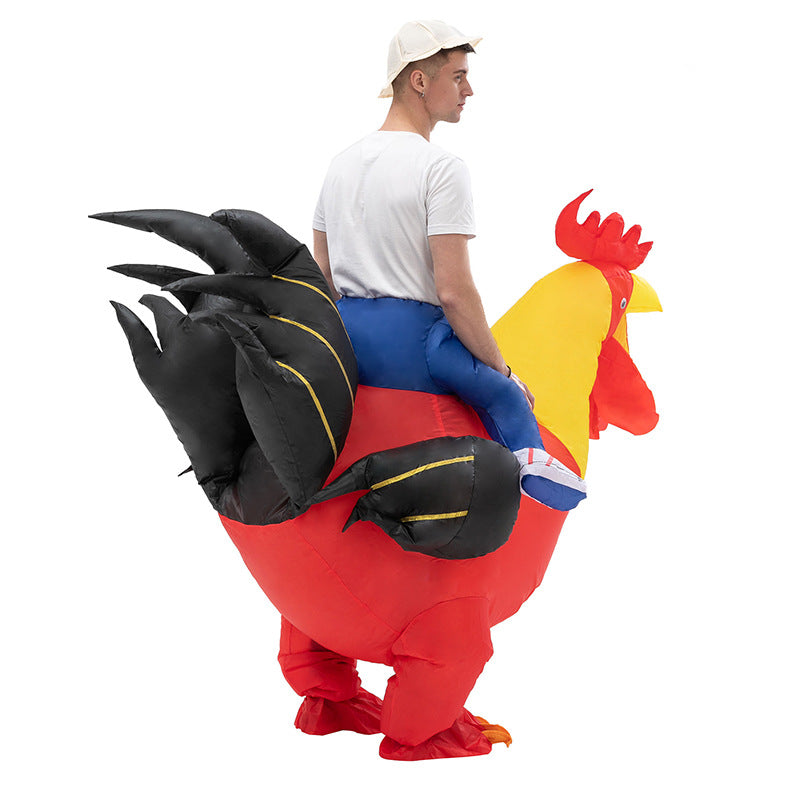 Inflatable Chicken Costume Adult Kid Fancy Dress