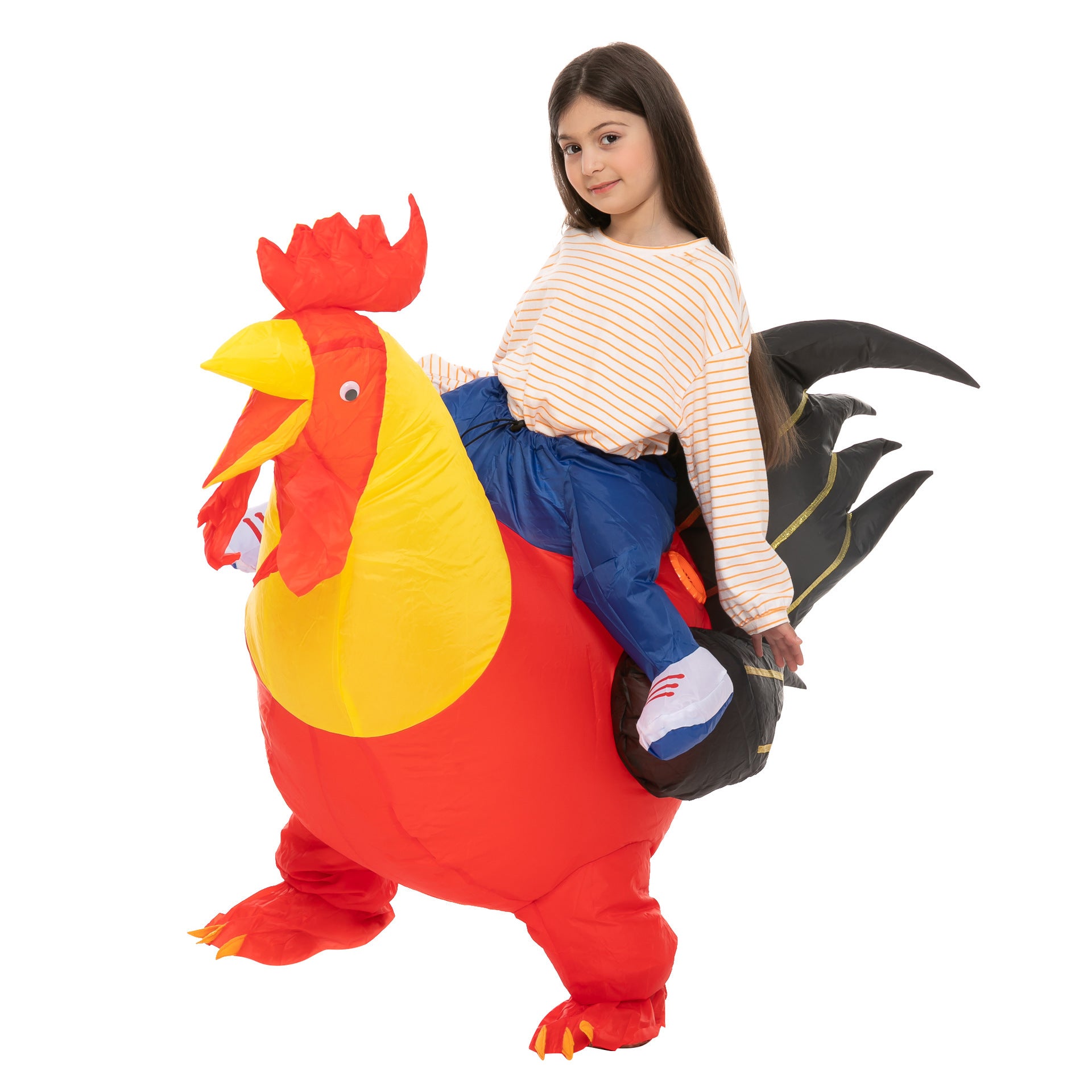 Inflatable Chicken Costume Adult Kid Fancy Dress