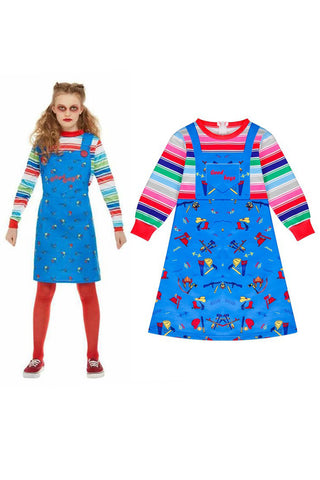 Child's Play Chucky Costume For Girls