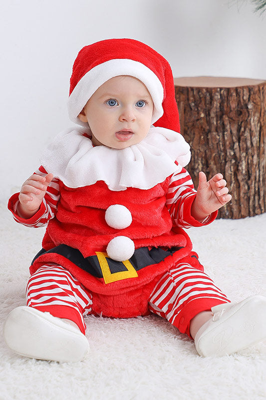 Christmas Baby Romper , Santa Costume for Babies