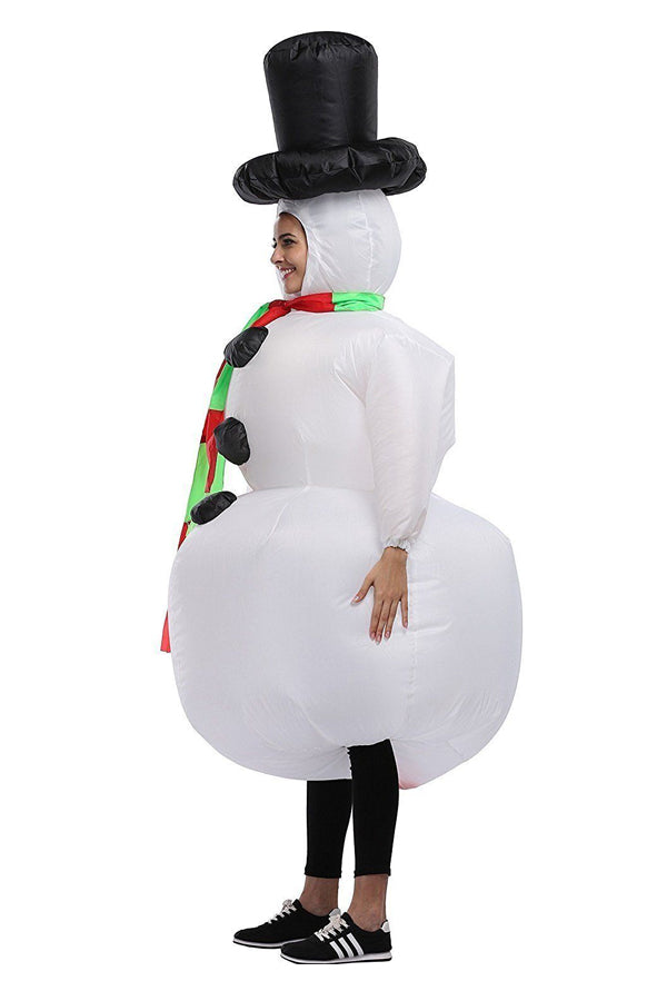 Inflatable Snowman Christmas Costume