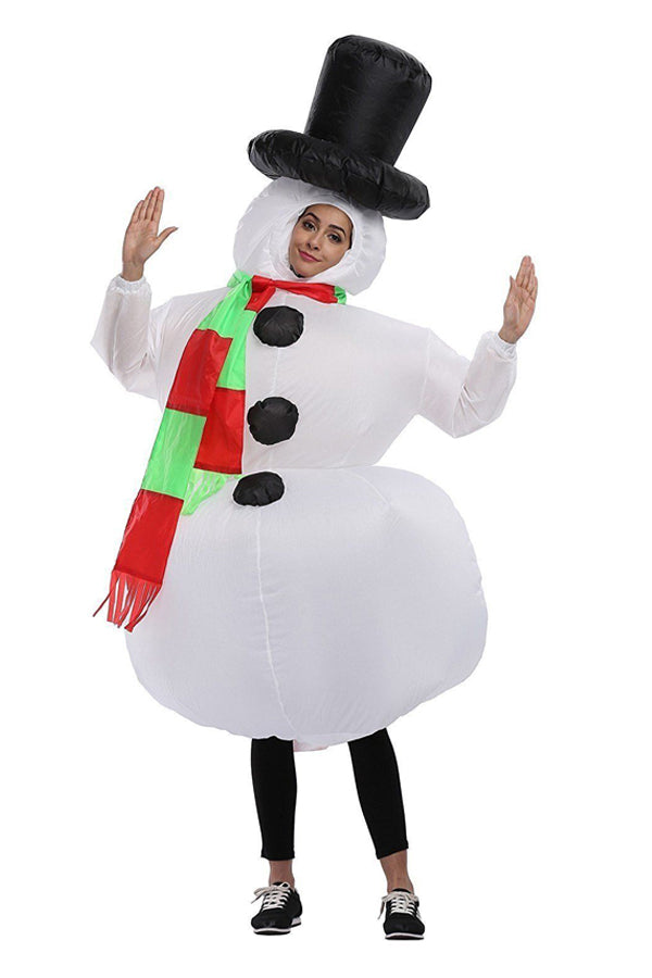 Inflatable Snowman Christmas Costume