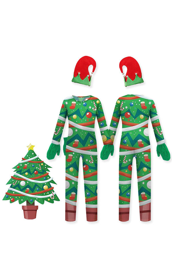 Christmas Tree Jumpsuit Costume