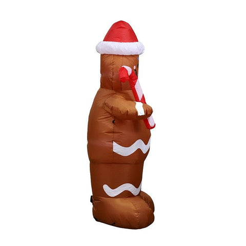 Christmas Inflatable Gingerbread Man Blow Up Yard Decoration