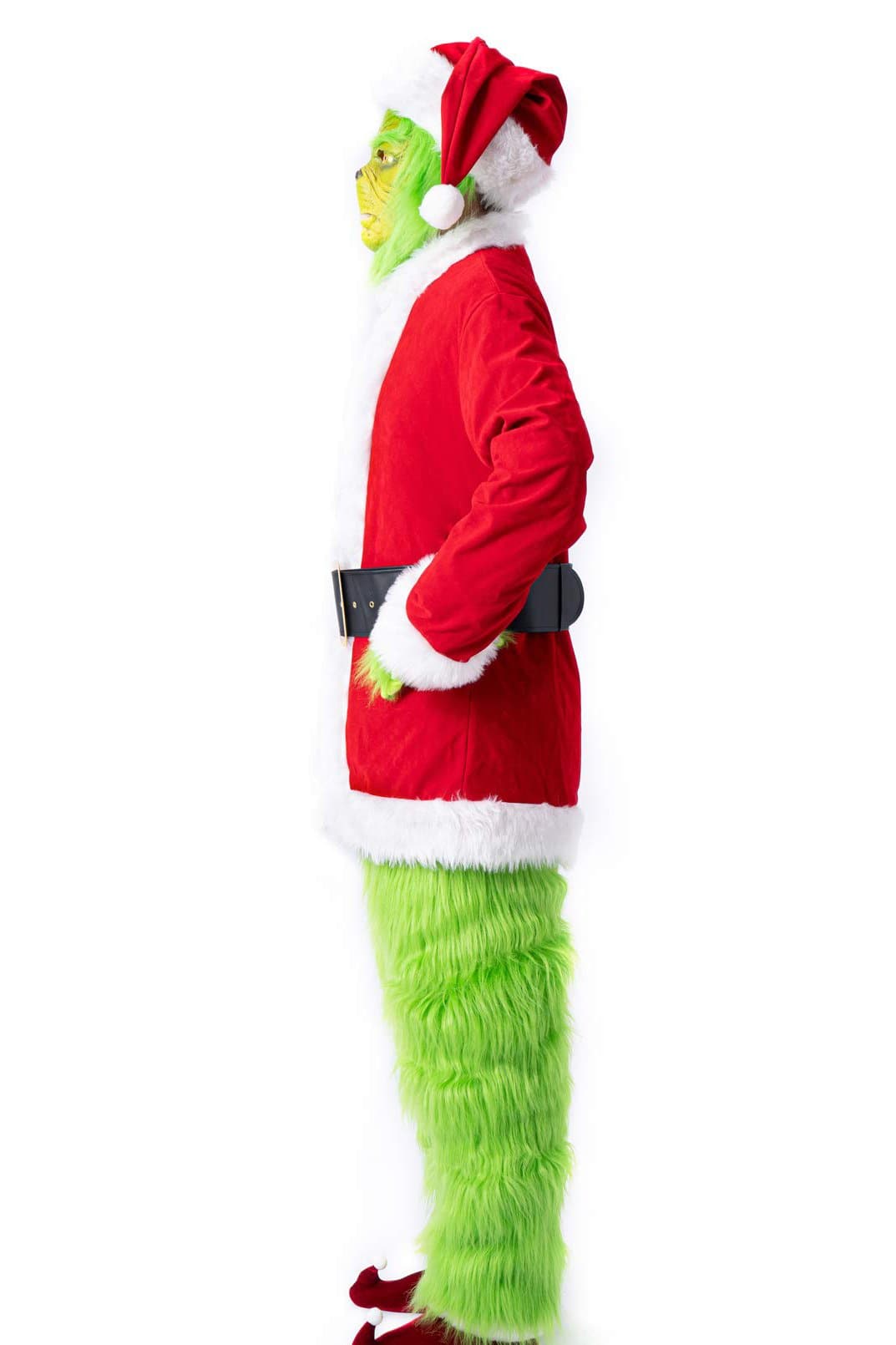 Adult The Grinch Stole Christmas Costume, Grinch in Santa Suit