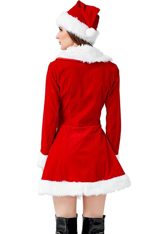 Christmas Corset Coat Costume For Women