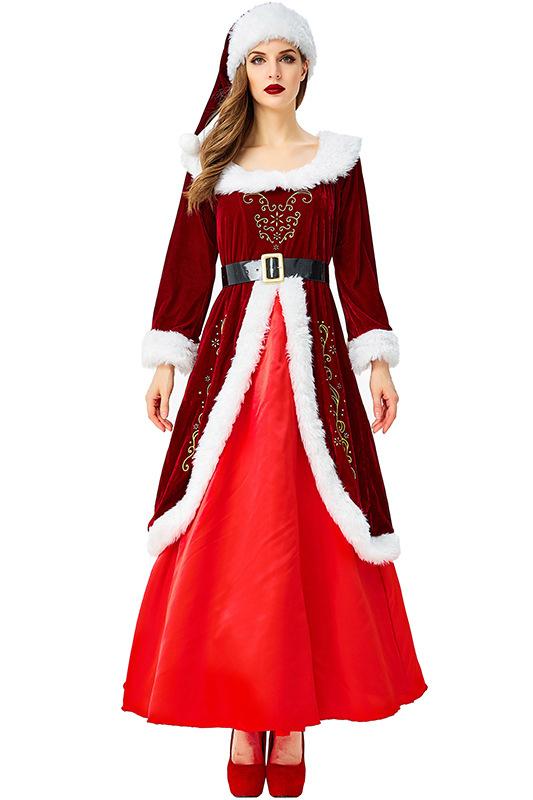 Mrs Santa Claus Outfit Christmas Dress Women