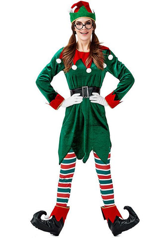 Christmas Elf Costume For Adult Women