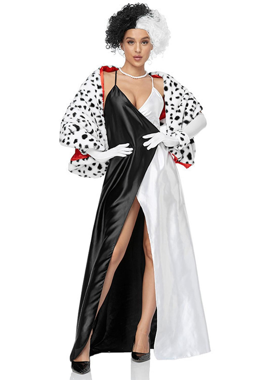 Cruella De Vil Halloween Costume for Women