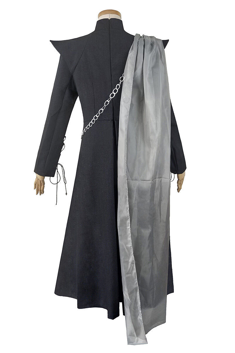 Daenerys Targaryen Costume with Chain Cape For Adult
