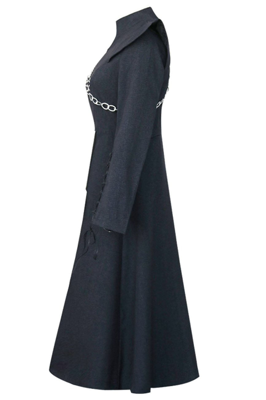 Daenerys Targaryen Costume with Chain Cape For Adult